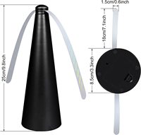 SJZ Meilleur vendeur Portable Fly Fan Repellent ABS équipement de pique-nique en plein air avec Source d'alimentation électrique/batterie