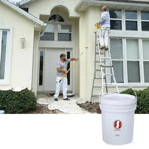 Polymère acrylique de haute qualité à base d'eau de couleur revêtement de mur extérieur peinture au latex de maison externe