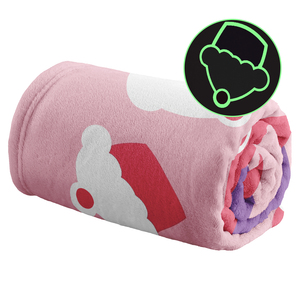 Couverture en flanelle 100 % polyester tricotée phosphorescente, douce et lumineuse, <span class=keywords><strong>pour</strong></span> apaiser les sens, soulager l'anxiété et favoriser le sommeil des enfants (vente en gros) - Product Image 2