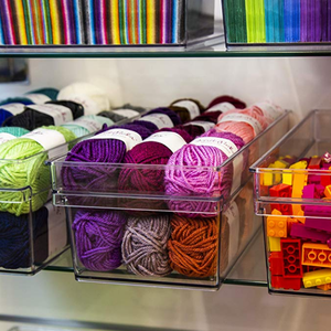 Fridge and Freezer Bins <strong>Organizer</strong> Stackable Food Storage Containers <strong>Drawer</strong> <strong>Organizers</strong> for Refrigerator Freezer&amp;Pantry - Product Image 4