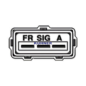 Alternateur compatible avec FORD FUSION 1.6 Essence (KW : 74, CV : 100) de 08-2002 à 11-2009 KUHNER 301737RI NEUF - Product Image 3