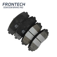 Plaquettes de frein semi-métalliques en céramique de haute qualité, faible bruit, faible poussière, pour Toyota, Honda, BMW, Audi, Ford