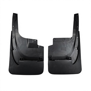 For Toyota Land Cruiser LC200 FJ200 Rear Wheel Black Plastic 3M Tape Install Car <b>Mud</b> <b>Flaps</b> - Product Image 5