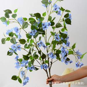 Arrangement de fleurs artificielles en soie Bougainvillea Laixing, réaliste, pour mariage, décoration intérieure et extérieure - Product Image 3