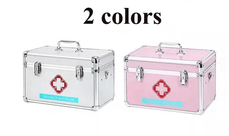 16 inch Large Size Aluminum Outpatient Box Medical Empty First Aid Box