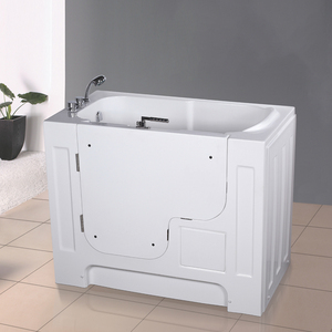 Bañera de Hidromasaje Independiente Moderna HS-1103, Diseño Cuadrado Pequeño de 1000 mm, Capacidad para 1 Persona con Desagüe para Hoteles - Product Image 5