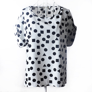 Blusa de manga corta con cuello redondo para verano, camisa con estampado Floral para <span class=keywords><strong>playa</strong></span> - Product Image 4