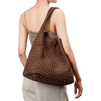 Sac à main tissé à la main personnalisé pour femme, sac fourre-tout classique de haute qualité avec petite pochette, sac à bandoulière en néoprène tissé pour femme