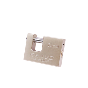 Heavy Duty Iron Rectangular Padlock With Solid Brass Cylinder Normal Keys Block <strong>Lock</strong> for <strong>Container</strong> - Product Image 6