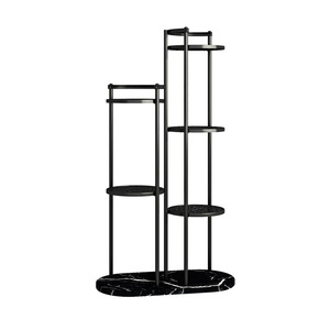 Multi Layer Plant Stand Circular Floor Standing Iron Flower <b>Rack</b> For Living Room Office Desk Storage Display <b>Shelf</b> - Product Image 5