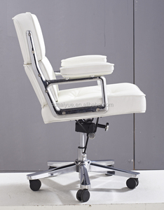 Sedia da manager in pelle sintetica bianca sedia da computer HY4009 - Product Image 4
