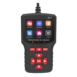 S611 OBD2 Automotive <b>Diagnostic</b> <b>Tool</b> Engine Fault Scanner Data Stream Performance Test LCD Display - Product Image 1