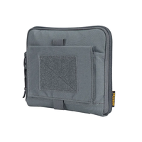 Pochette Tactique Admin Molle pour Chasse, Entraînement et Navigation, Organisateur de Cartes, Sac Utilitaire Tactique avec Panneau à Boucles