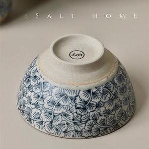 وعاء أرز سيراميك يدوي الصنع بتصميم عتيق وخشّن، أوعية حلويات، وعاء إفطار للزبادي والشوفان، أدوات مائدة سيراميكية - Product Image 4