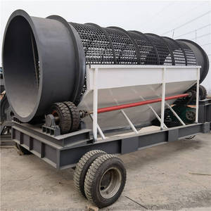 Máy sàng trống quay không trục hiệu quả cao để sàng lọc quặng/rác/đá/đất với hệ thống lọc 3 giai đoạn - Product Image 1