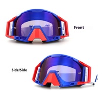 Lunettes de protection tout-terrain légères et personnalisables, monture PC, bordure intégrale. Casque de cyclisme pour sports de plein air, descente rapide, pare-brise anti-poussière