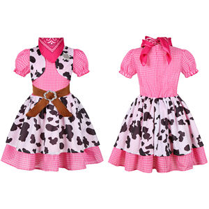 <span class=keywords><strong>Disfraz</strong></span> Creativo de <span class=keywords><strong>Vaquera</strong></span> para Niñas, <span class=keywords><strong>Disfraz</strong></span> de Halloween con Sombrero, Tutú para Actuaciones Infantiles - Product Image 6