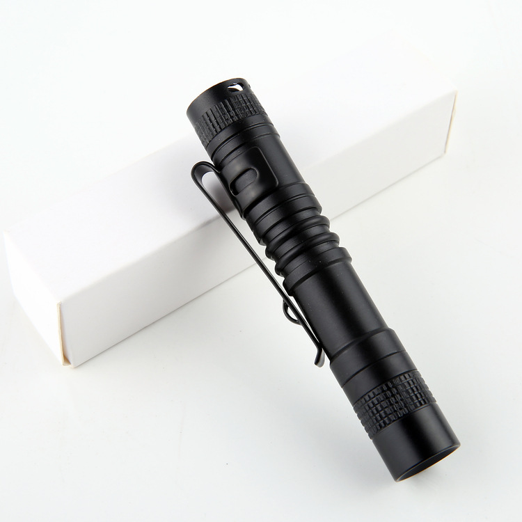 Мини-фонарик в форме ручки, светодиодный источник света, водонепроницаемый маленький светодиодный фонарик, супер яркий фонарик