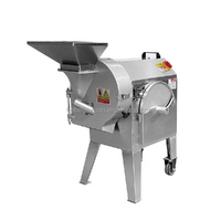 Máquina Cortadora de Vegetales Motorizada Multifuncional de Acero Inoxidable 304, 380V/220V, Equipo Comercial para Procesamiento de Frutas