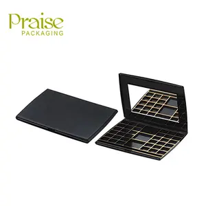 Gran Oferta personalizada, sombra de ojos de 39 colores, estuche de paleta de corrector de rubor con espejo, cubierta abatible, embalaje de paleta de maquillaje, se pueden poner pinceles - Product Image 2
