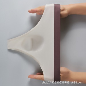 Perizoma Sexy a vita bassa senza cuciture di alta qualità intimo <span class=keywords><strong>uomo</strong></span> seta di ghiaccio <span class=keywords><strong>con</strong></span> Design transfrontaliero e Logo in vita - Product Image 4