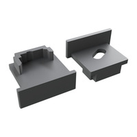 Profilé en aluminium de haute qualité pour bande LED, en alliage 6063 6061, à bords carrés, pour éclairage encastré, vente en gros