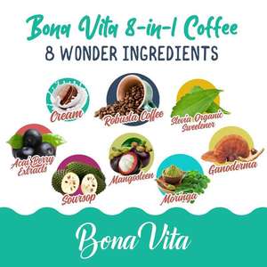 กาแฟสำเร็จรูปออลเนเชอรัล Bv8 อิน 1 รสครีม น้ำตาล ผลไม้อบแห้ง บรรจุซอง โปรโมชั่นพิเศษสำหรับการค้าข้ามพรมแดน - Product Image 4