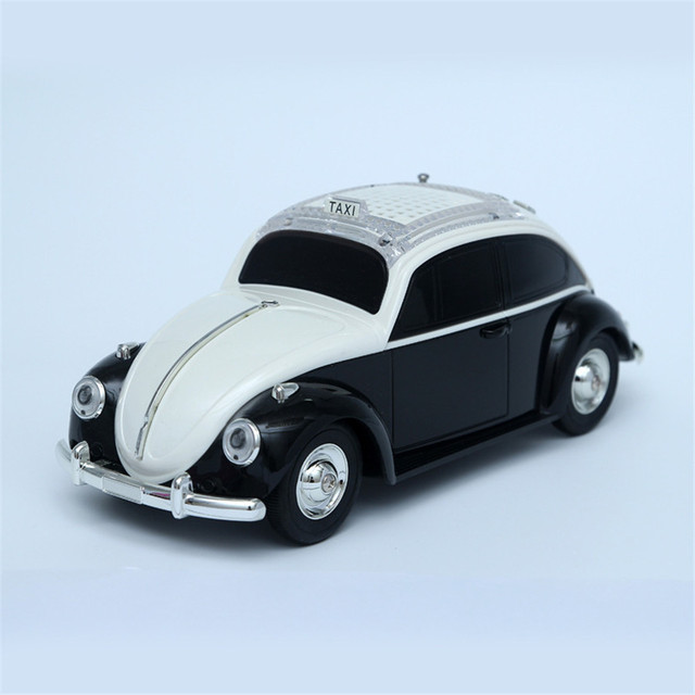 WS-1958 Wireless Blue-tooth Retro Classic Car Model Speaker BT TWS Active Stereo Bass Woofer HIFI Speaker FM Radio Desktop Decor