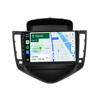 Pour Chevrolet Cruze 2009-2015 : Système de navigation GPS avec Android Auto, CarPlay, écran tactile, Wi-Fi, lecteur multimédia et caméra de recul
