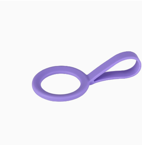 Нескользящий силиконовый ремешок-держатель для бутылки с водой, мягкая ручка-петля, портативный аксессуар для тренировок в спортзале, походов и занятий спортом на открытом воздухе - Product Image 6