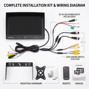 Melia - Monitor DVR con Pantalla Táctil Digital de 9 Pulgadas y 1080P, Cámara de Reversa AHD, Sistema de Grabación en Bucle para Pulverizador Autopropulsado - Product Image 5