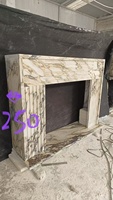 Cheminées modernes en marbre Calacatta Viola pour la décoration de la maison