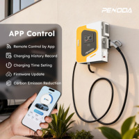 PENODA PDA-30 Chargeur rapide mural commercial pour véhicules électriques 20-40kW CCS2 GBT CCS1RFID Station de charge DC avec paiement par application Garantie 2 ans