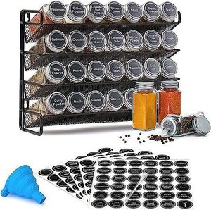 <span class=keywords><strong>Scaffale</strong></span> da cucina a quattro livelli <span class=keywords><strong>nero</strong></span> multiuso transfrontaliero, organizer per bottiglie di spezie, <span class=keywords><strong>scaffale</strong></span> <span class=keywords><strong>in</strong></span> <span class=keywords><strong>ferro</strong></span> cavo per condimenti - Product Image 1