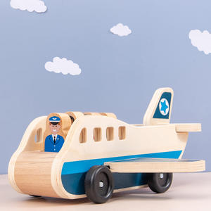 Fabricant de jouets en <span class=keywords><strong>bois</strong></span> Jet - Vente en gros de jouets éducatifs pour enfants, avions, véhicules d'ingénierie, jouets Montessori, conformes à la norme EN71 - Product Image 4