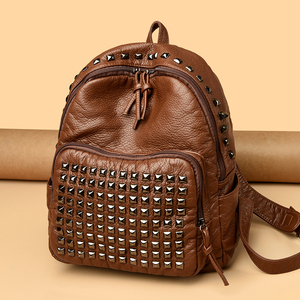 Womens <b>Backpacks</b> Trend PU Female Bag <b>Small</b> School Bags Rucksack for Teen Girls Fashion Casual <b>Backpack</b> - Product Image 2