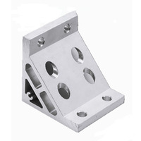 Accessoires en aluminium moulé sous pression résistant à la chaleur, support d'angle droit 3030