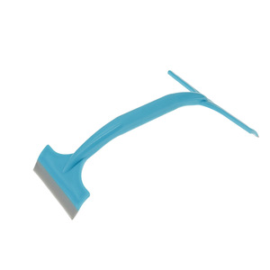 Grattoir à glace en plastique PP bleu ciel réversible, outil de déneigement pour voiture - Product Image 2