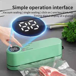 Mini-scelleuse sous vide en gros avec sacs de conservation alimentaire secs et humides portables sans fil rechargeables par USB et pompe pour un rangement compact - Product Image 5