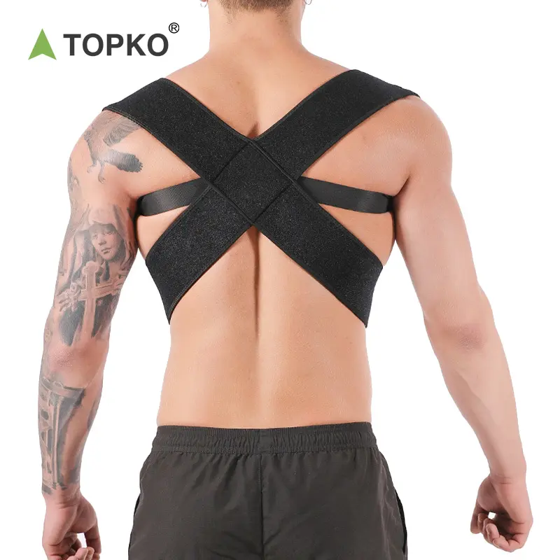 TOPKO High Quality Shoulder Support Brace Pain Relief Posture for Men and Women Back Posture Corrector