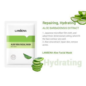 Mascarilla Facial LANBENA de Marca Privada con Aloe Vera, Antiacné, Reparadora de la Piel, Hidratante - Product Image 2