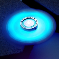 Handspinner mit Geräuscharmen Kugellagern R188, Nachtleuchtender Senior Gyro Stressabbau-Spielzeug für Erwachsene, Leuchtende Fidget Spinner aus Metalllegierung
