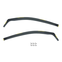 Deflectores de Ventana Laterales Ahumados para SEAT Ibiza MK4 6J 3 Puertas Hatchback 2008-2017, 2 Piezas, Visores Delanteros