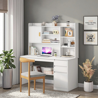 Bureau PC Portable en bois avec tiroir pour maison salon et hôtel accès facile accessoire de salon