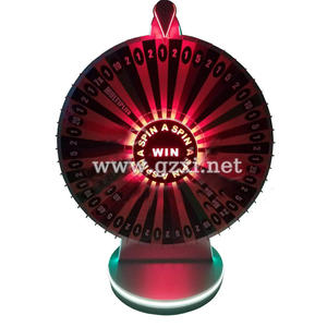 Rueda <span class=keywords><strong>de</strong></span> la Fortuna Gigante Eléctrica con Luces LED <span class=keywords><strong>de</strong></span> 360 Grados para Lotería, Bingo, Sorteos y Premios - Product Image 4