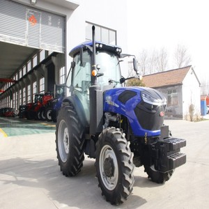 High-efficiency 120HP 4x4 wheeled agricultural tractor for plowing and landscaping, strong power, cultivator-ready - Product Image 6