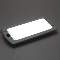 Éclairage intérieur de dôme LED 15W pour caravanes et bus, éclairage de plafond LED intérieur automobile avec 66 LED
