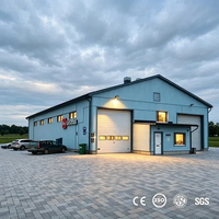 Entrepôt préfabriqué en structure métallique isolé pour stockage frigorifique, atelier isolé, bâtiment métallique professionnel durable, vente chaude