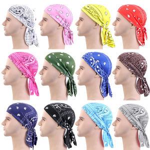Nouveau Bandana <span class=keywords><strong>Durag</strong></span> pour Hommes en Polyester Spandex Haute Élasticité, Motif Crâne, pour l'extérieur, Haute Qualité, Populaire, Vente en Gros, Collection 2025 - Product Image 3