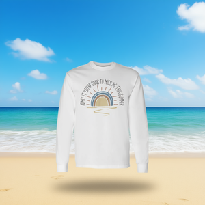 Camiseta Promocional de Manga Larga para Vacaciones de Verano con Diseño 'Admite que te vas a echar de menos este verano' - Product Image 2
